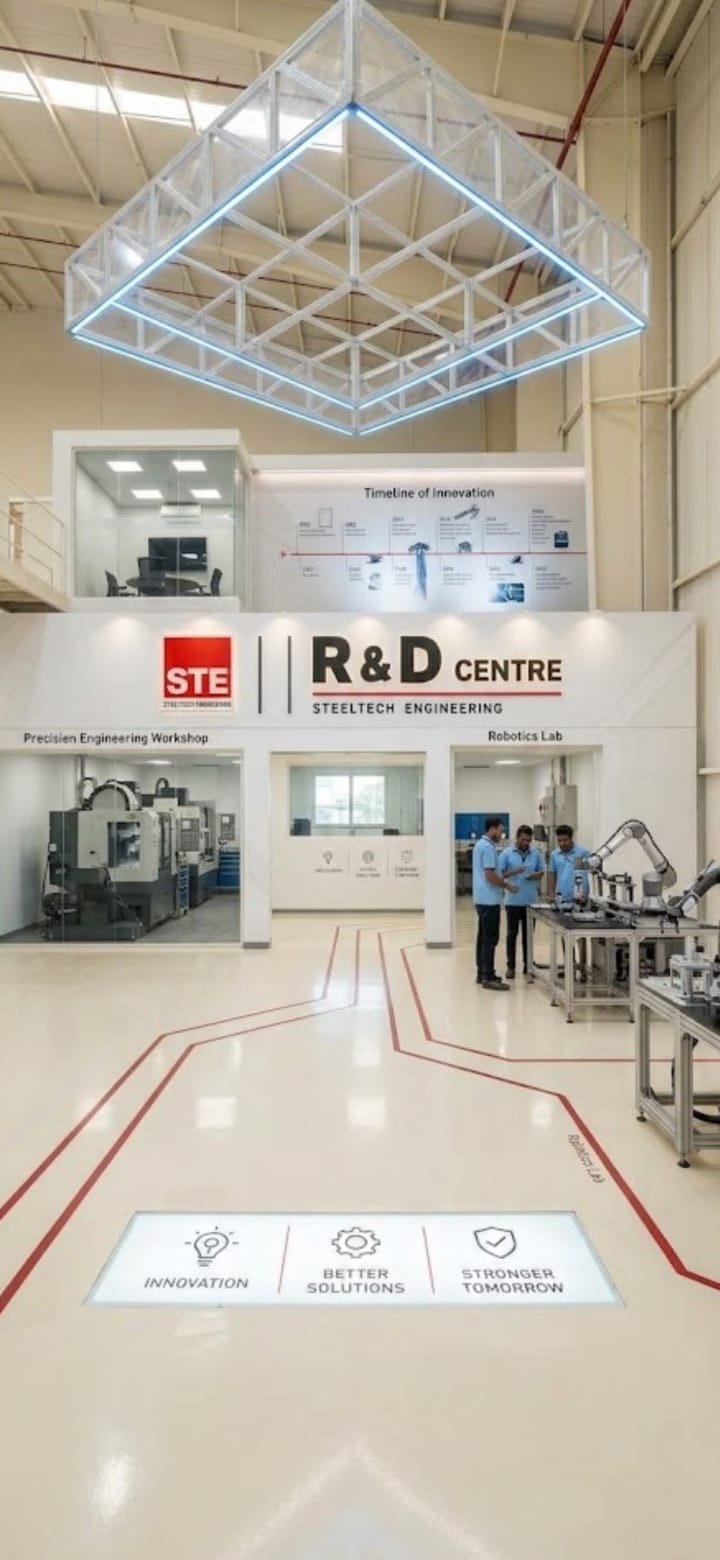 STE R&D Centre with precision engineering workshop and robotics lab